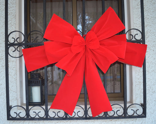 Big Round Bow - For Christmas or Housewarming Decoration