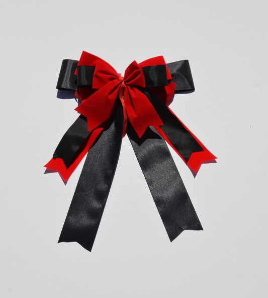 Big Red and Black Gift Bow