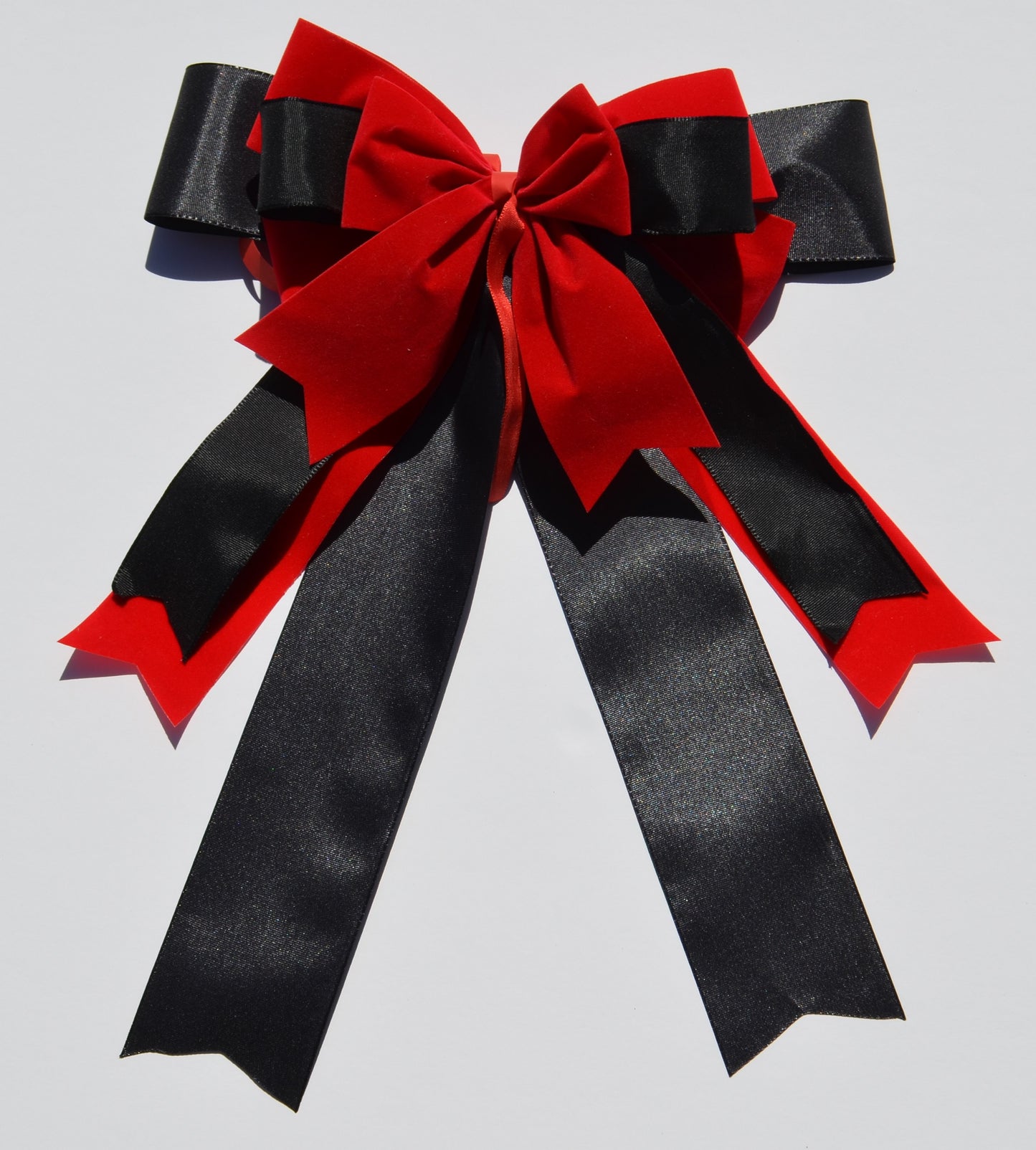 Big Red and Black Gift Bow