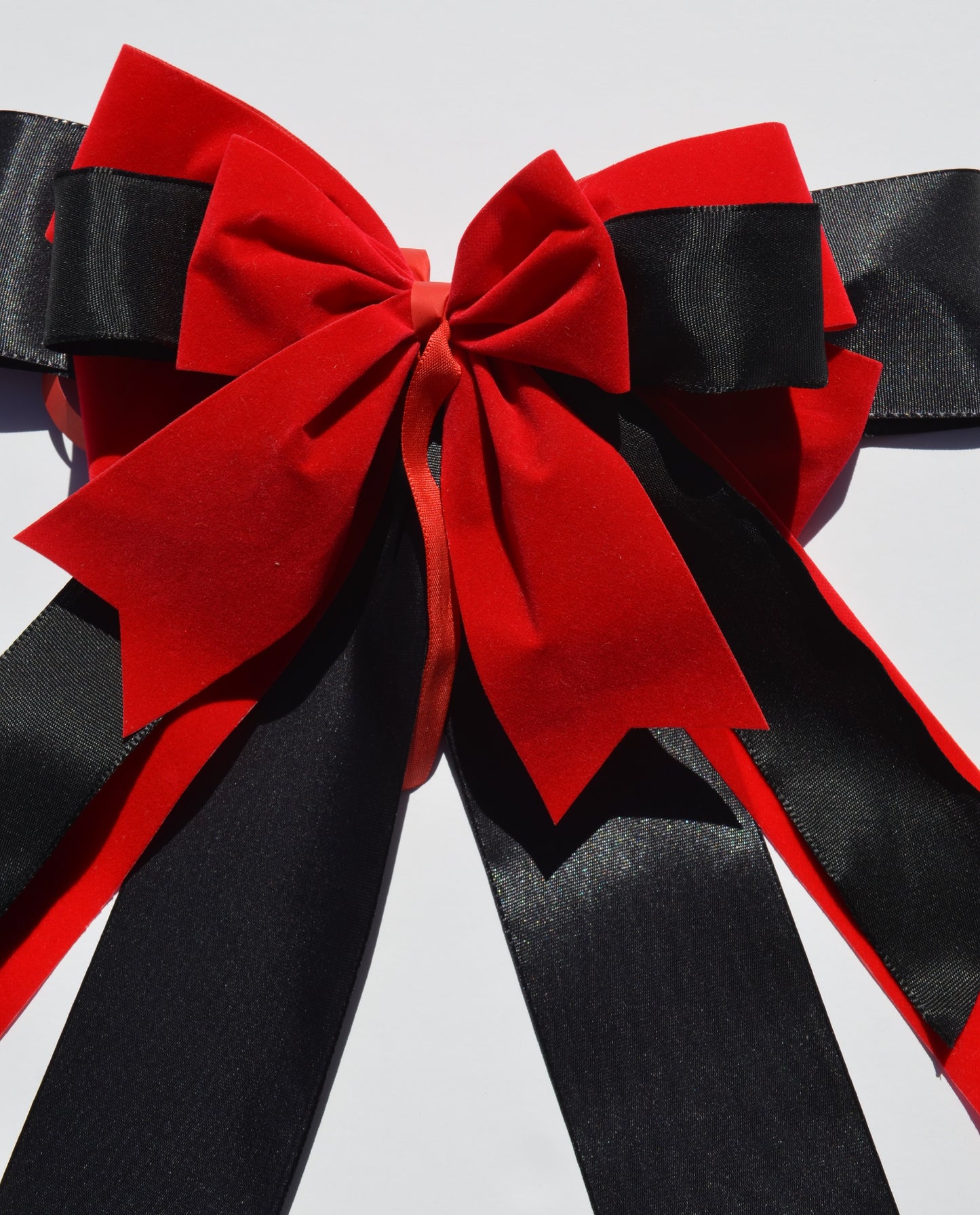 Big Red and Black Gift Bow