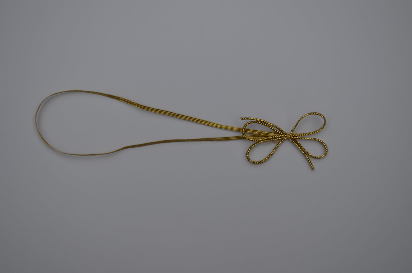 Elastic Loop Bow - Gold, Size L