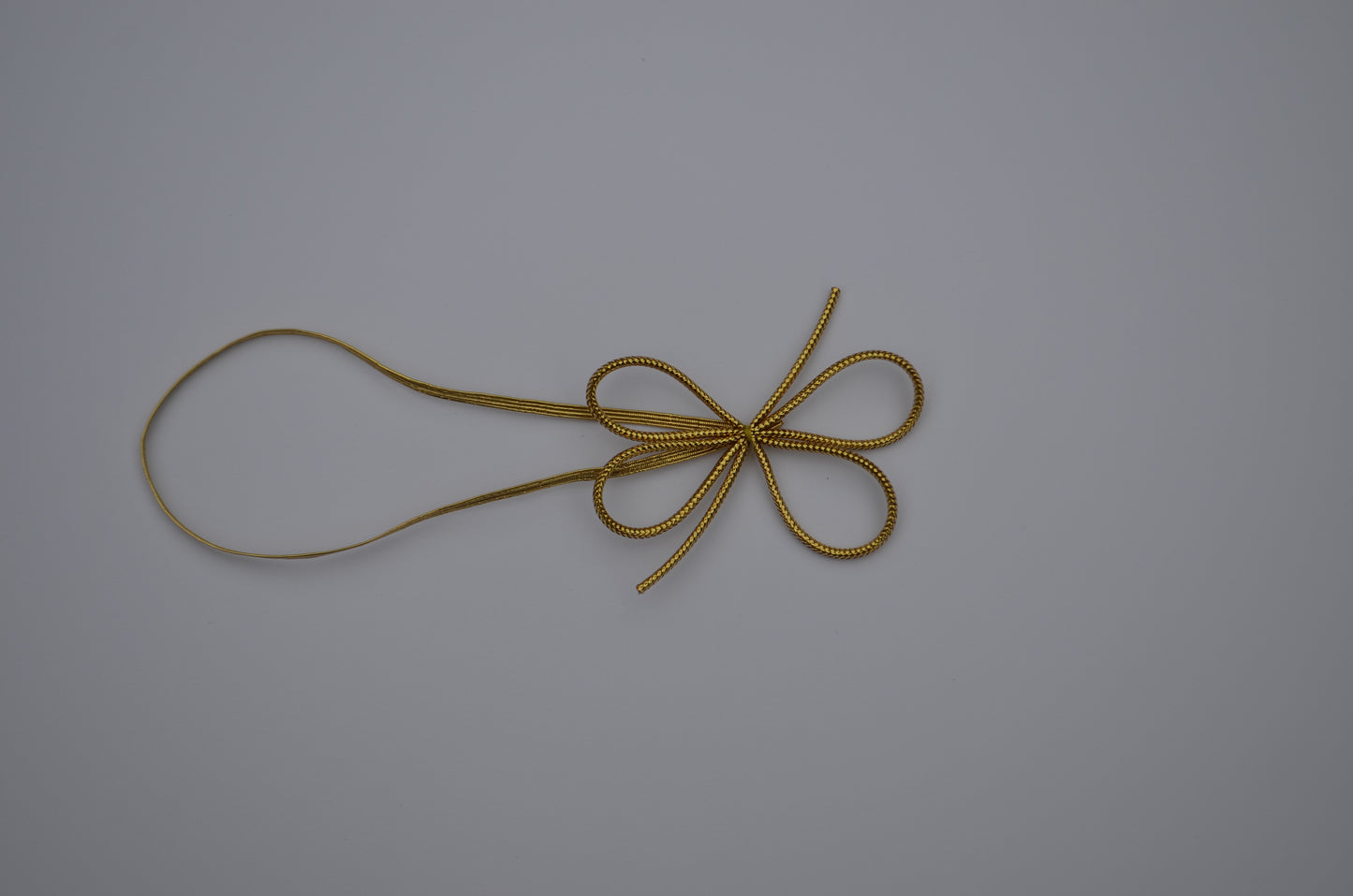 Elastic Loop Bow - Gold, Size S