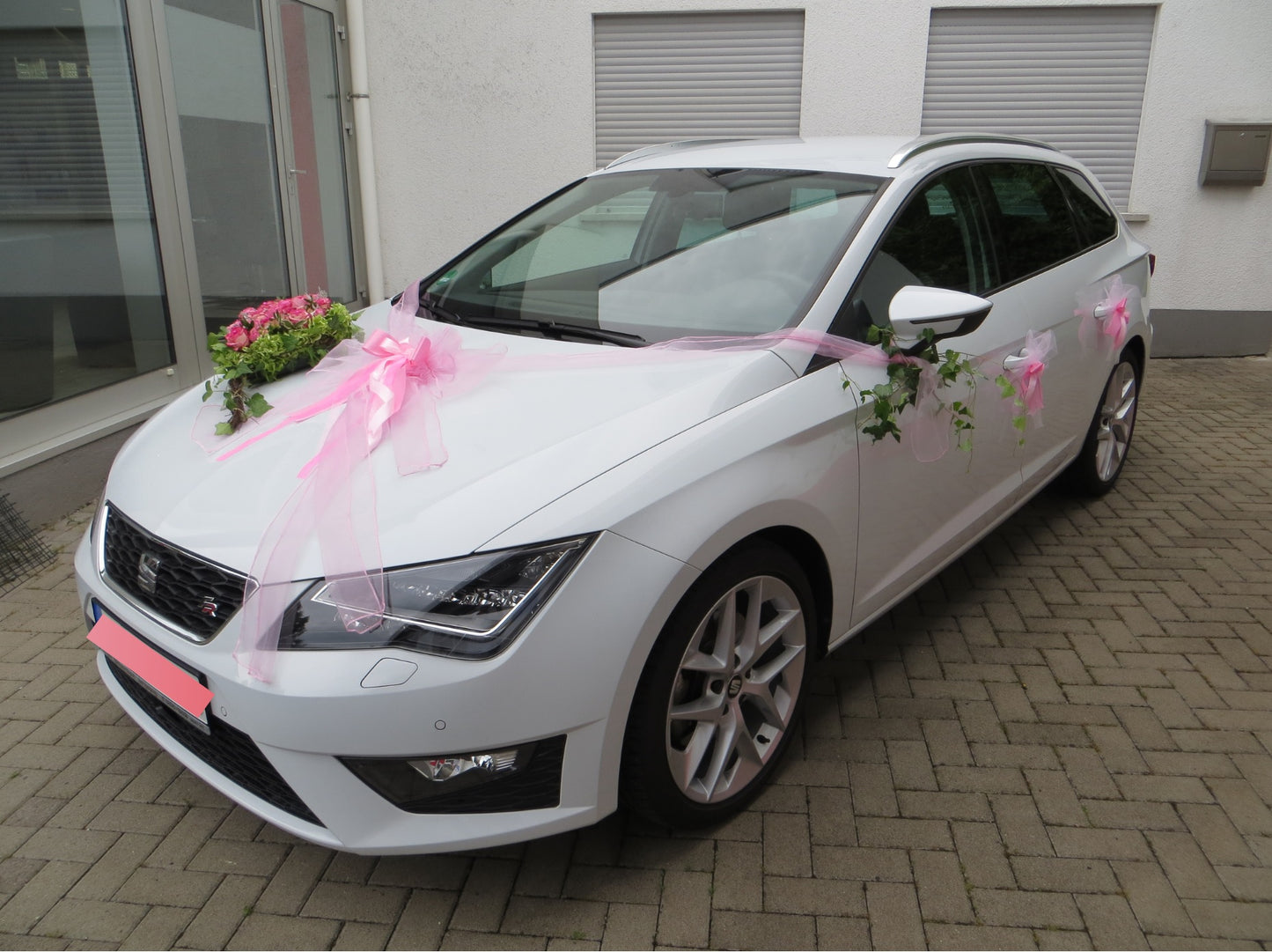 Wedding Bridal Car 5 Part Set - Available in several colors