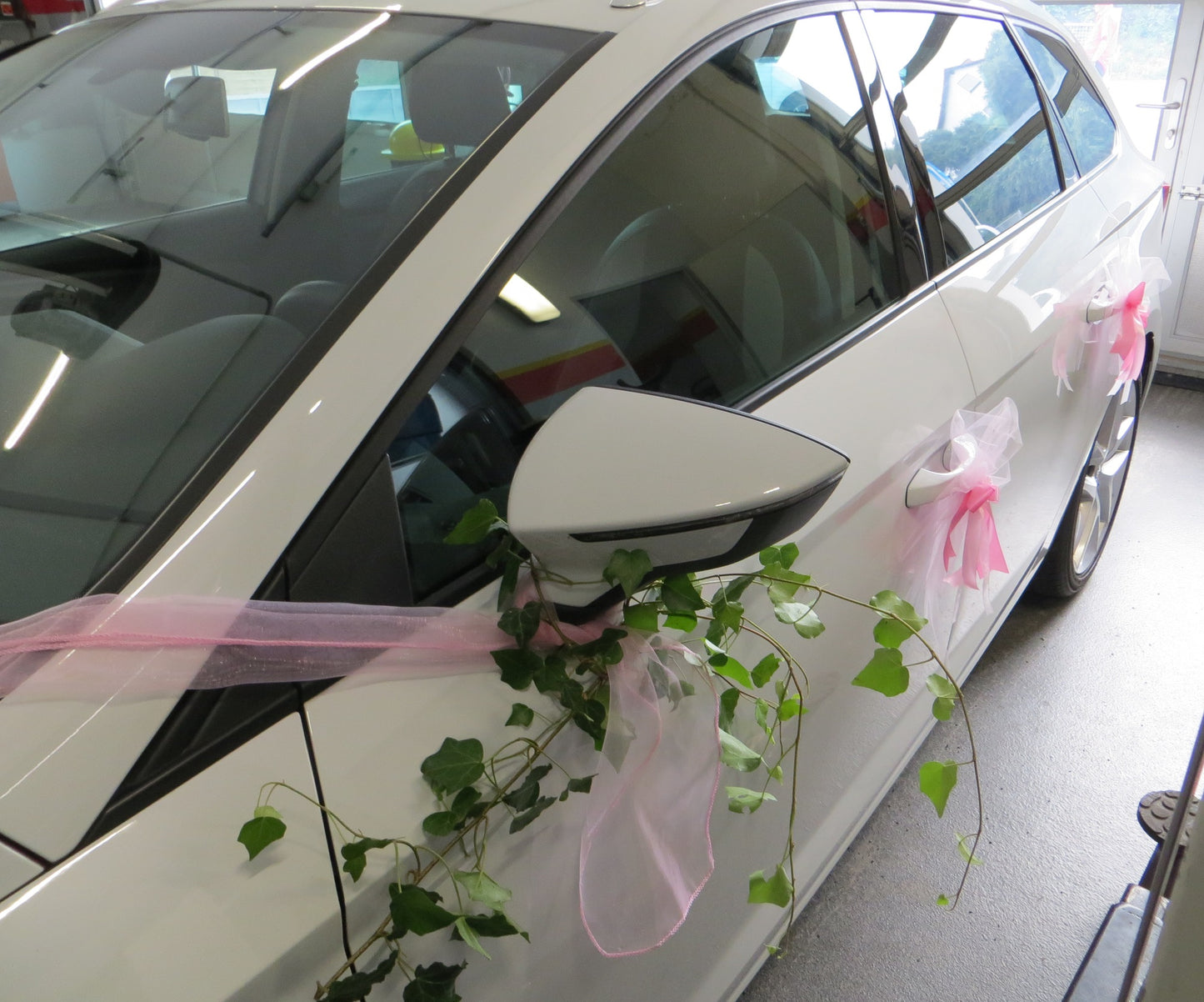 Wedding Bridal Car 5 Part Set - Available in several colors