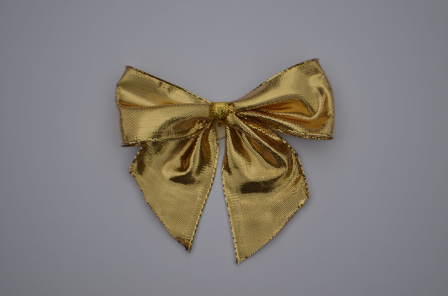 Wire Edge Ribbon Bow - Available in Gold and Silver