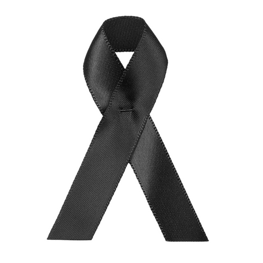 Mourning Ribbon - 10 Pieces