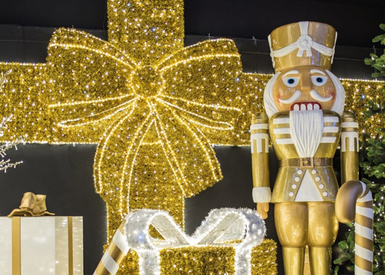 Noeud Lumineux Géant de Décoration - Sur Mesure pour L'extérieur (Prix sur Demande)