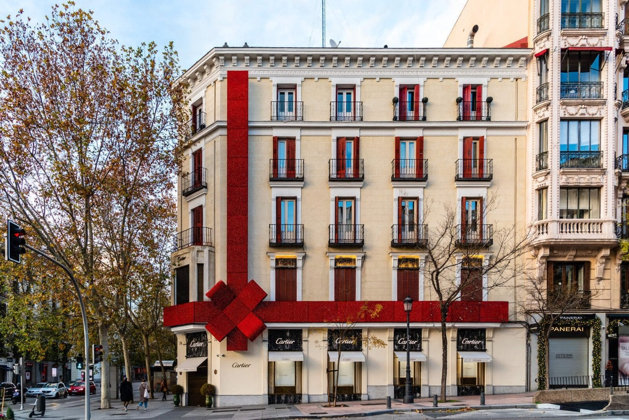 Laço Grande para a Fachada - em Lantejoulas Brilhantes