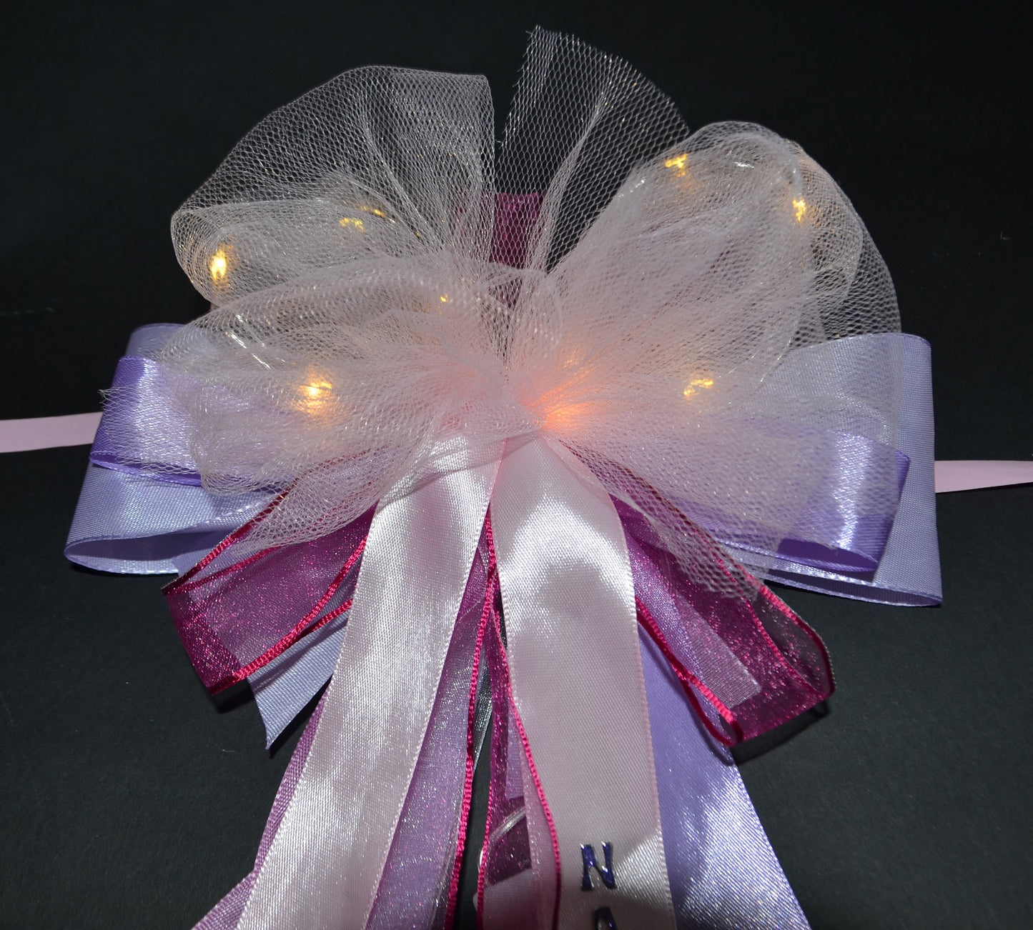 Ribbon Bow with built-in LED Lights