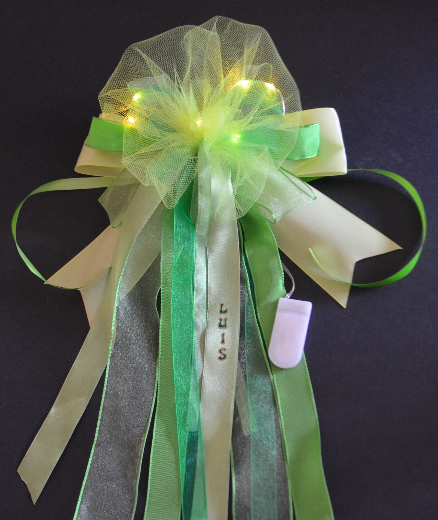 Ribbon Bow with built-in LED Lights