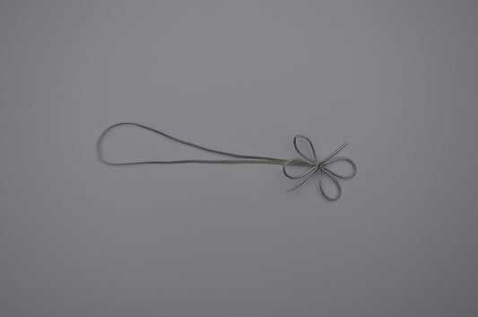 Fiocco Elastico - Argento, Taglia L
