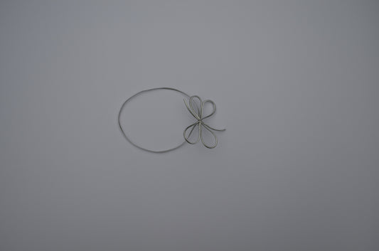 Elastisk Rosett - Silver, Storlek S