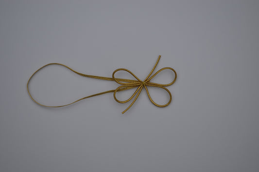 Fiocco Elastico - Dorata, Taglia S